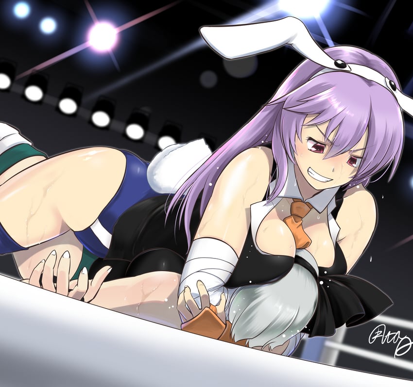 konpaku youmu and reisen udongein inaba (touhou and 1 more) drawn by hanabusa_(xztr3448)