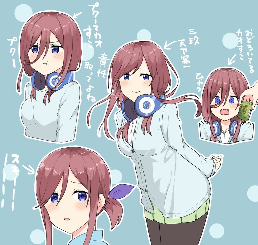 nakano miku (go-toubun no hanayome) drawn by kepa_(kepa_games)
