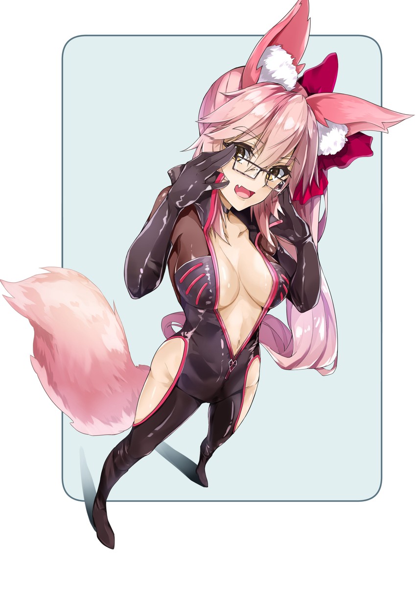 tamamo and koyanskaya (fate and 1 more) drawn by damow_(myway83522)