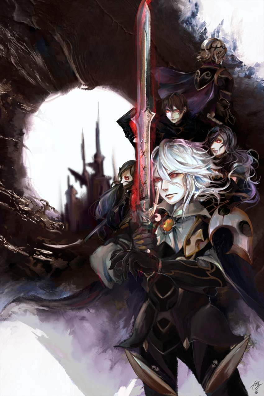 camilla, male corrin, elise, leo, and xander (fire emblem and 3 more)