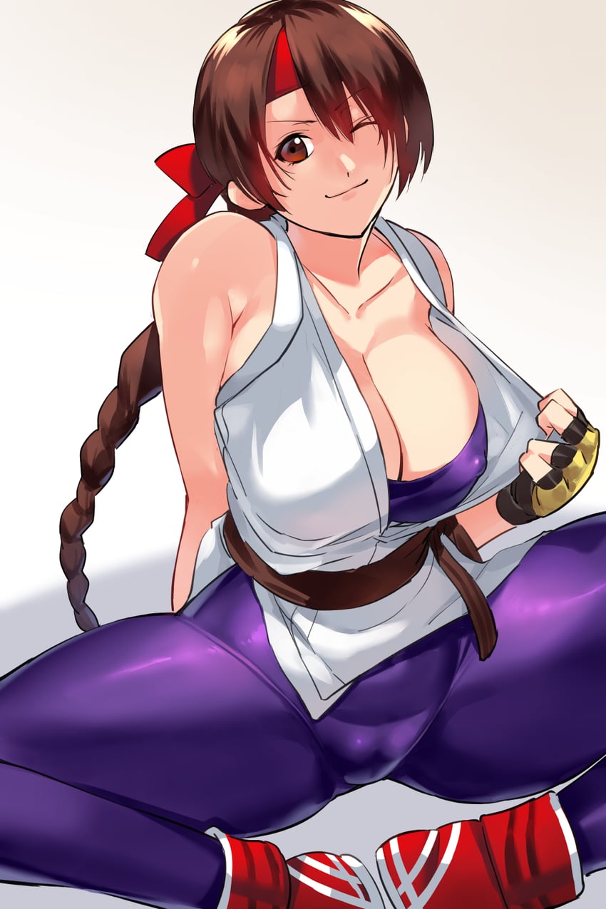 yuri sakazaki (the king of fighters and 1 more) drawn by negresco