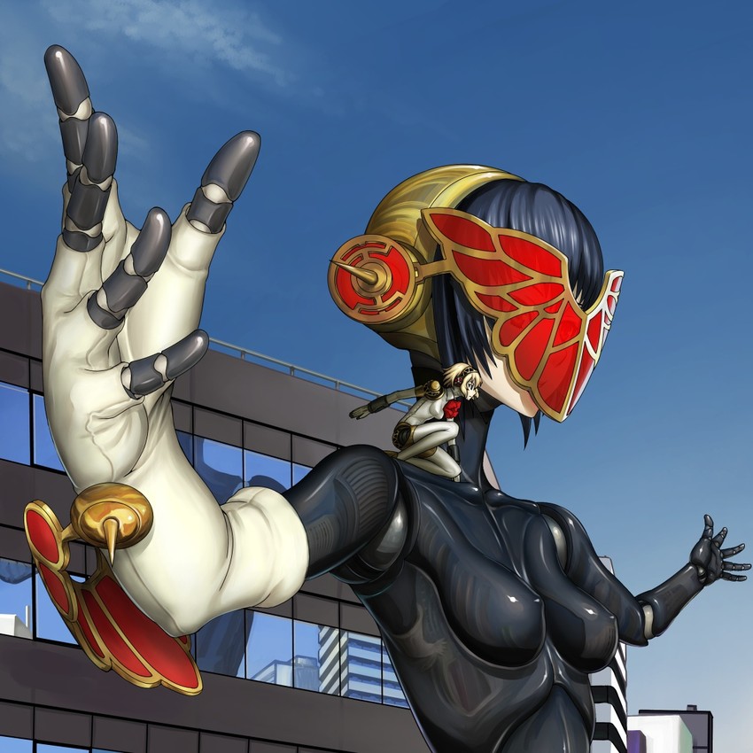 aigis and metis (persona and 2 more) drawn by kyodairobo