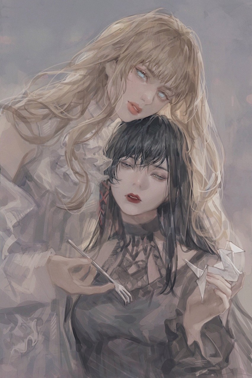 ryne waters and gaia (final fantasy and 1 more) drawn by sukly