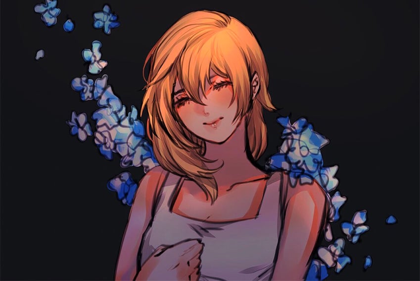 namine (kingdom hearts and 1 more) drawn by sera_(serappi)