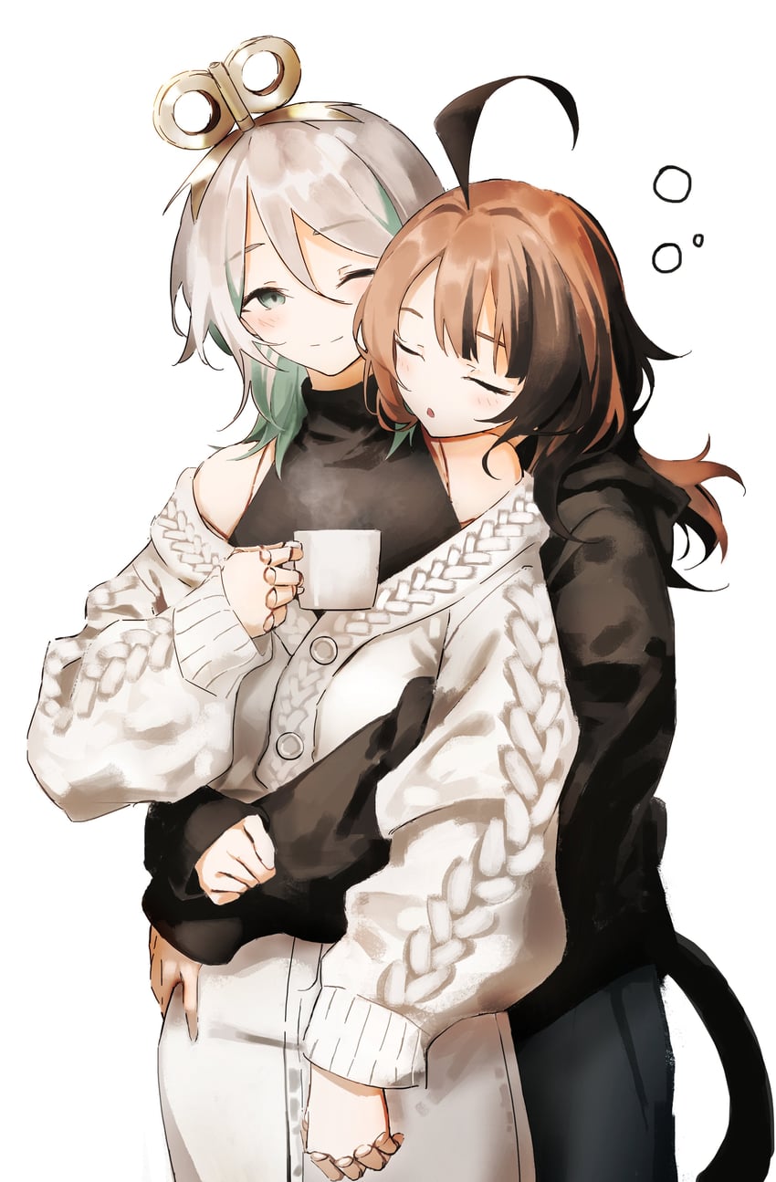gigi murin and cecilia immergreen (hololive and 1 more) drawn by kyoko_(zeprii4)