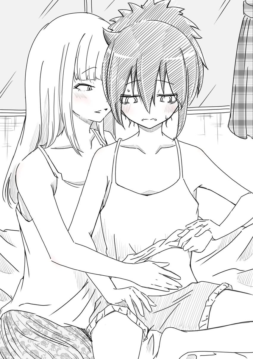 kuroki tomoko and katou asuka (watashi ga motenai no wa dou kangaetemo omaera ga warui!) drawn by azuminonomizua