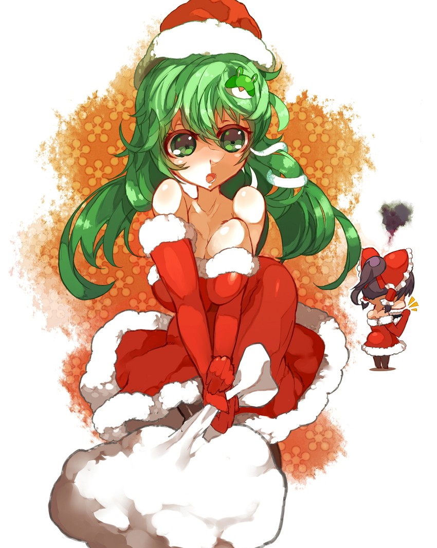 hakurei reimu and kochiya sanae (touhou) drawn by himuro_shunsuke