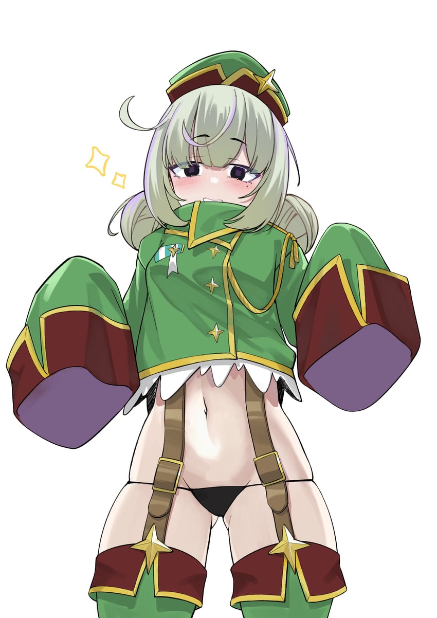 araga kiwi and leoparde (mahou shoujo ni akogarete) drawn by aci_(tigerpoetry)