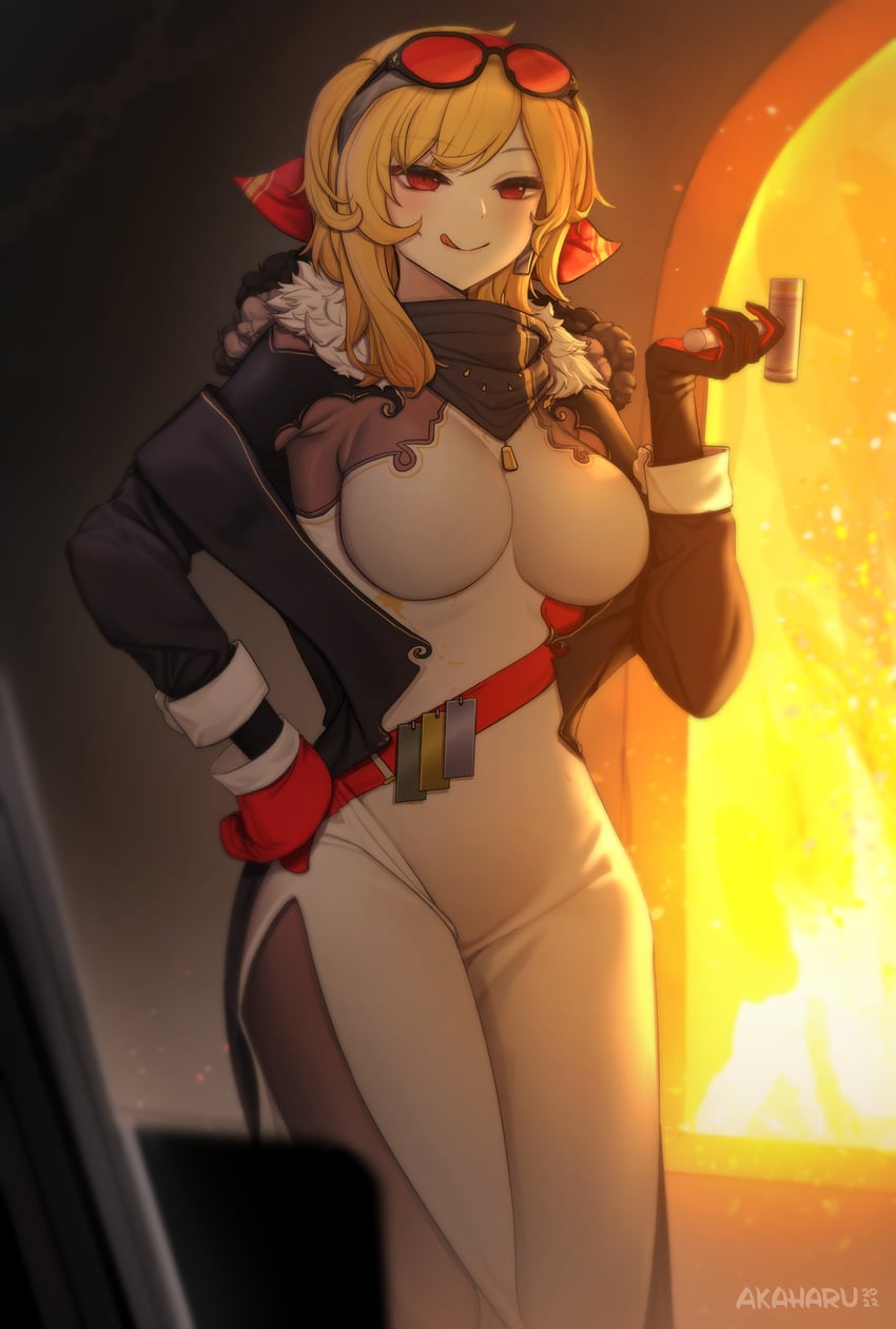 kaela kovalskia (hololive and 1 more) drawn by akaharuu
