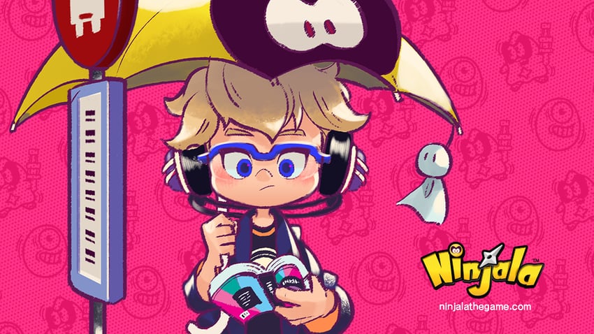 gumchi and burton (ninjala and 1 more) drawn by rianti-wong