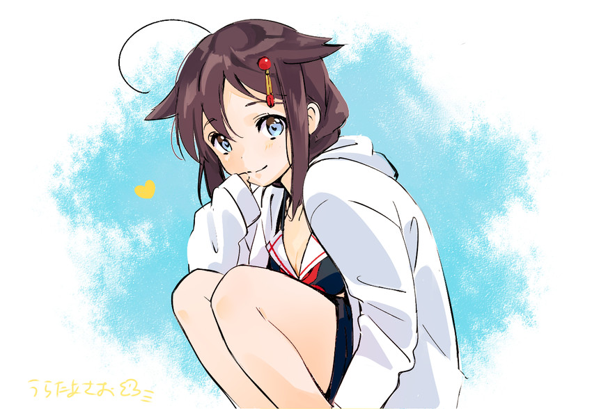 shigure and shigure kai ni (kantai collection) drawn by urata_asao
