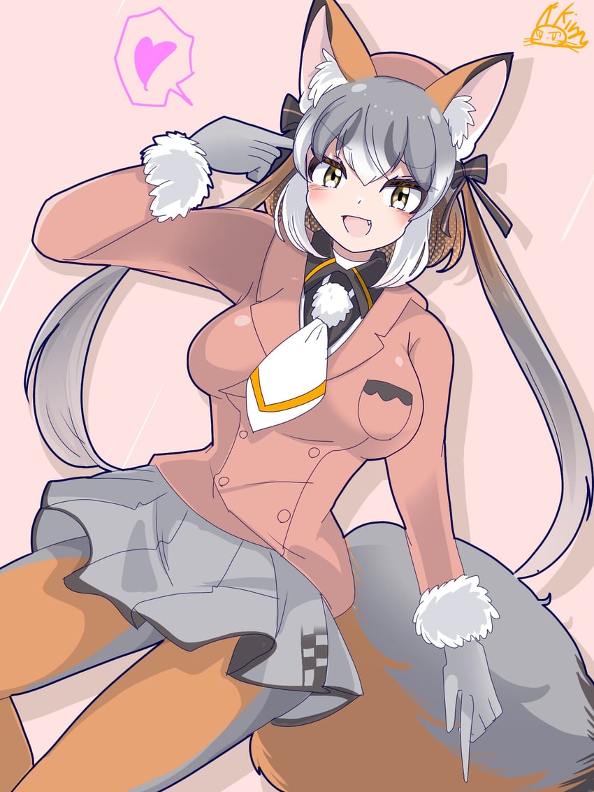 island fox (kemono friends and 1 more) drawn by kiryu_(rnrwbhybsxj4qgk)