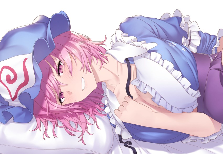 saigyouji yuyuko (touhou) drawn by ibuki_notsu
