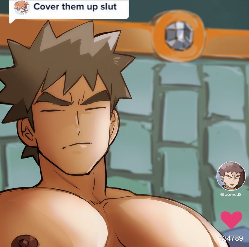 misty and brock (pokemon and 3 more) drawn by idoraad