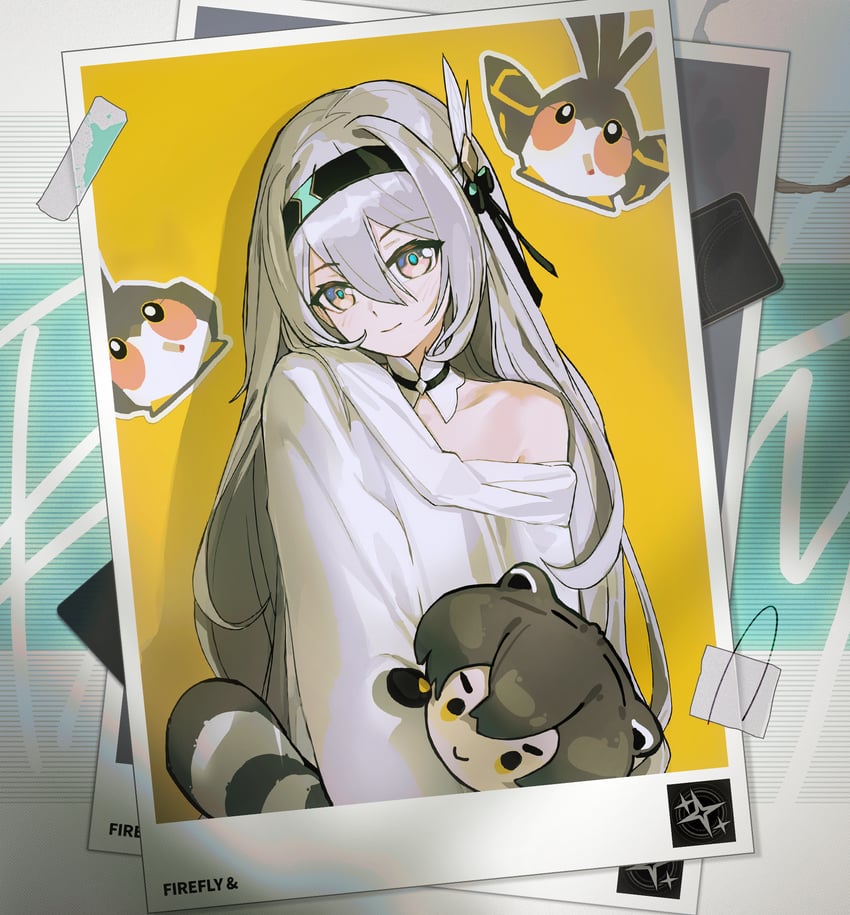 trailblazer and firefly (honkai and 1 more) drawn by vespark