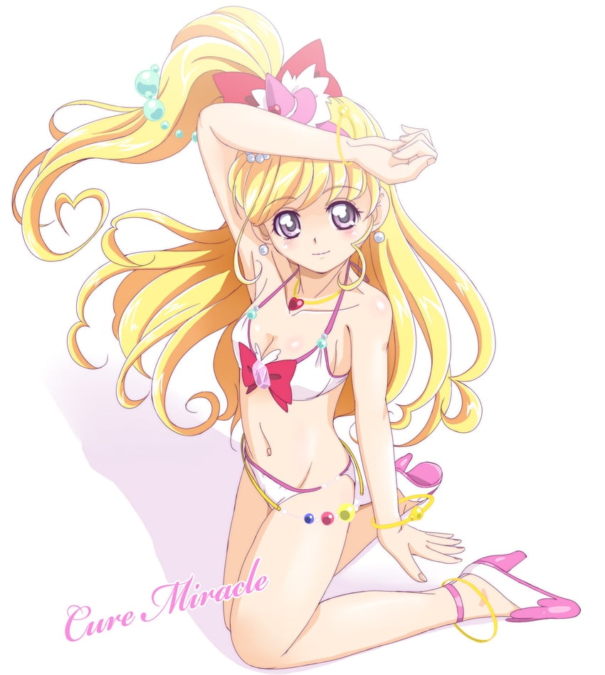 asahina mirai and cure miracle (precure and 1 more) drawn by amraam120c