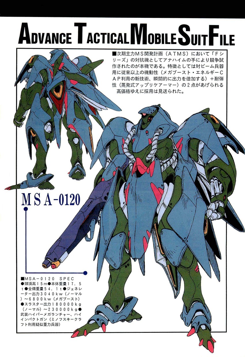 msa-0120 (gundam and 2 more) drawn by fujita_kazumi