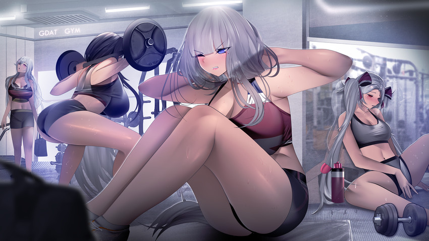 taihou, prinz eugen, illustrious, and graf zeppelin (azur lane) drawn by gdat
