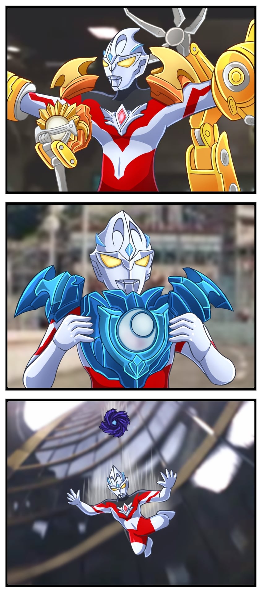 ultraman arc (marvel and 7 more) drawn by extreme_chikuwa