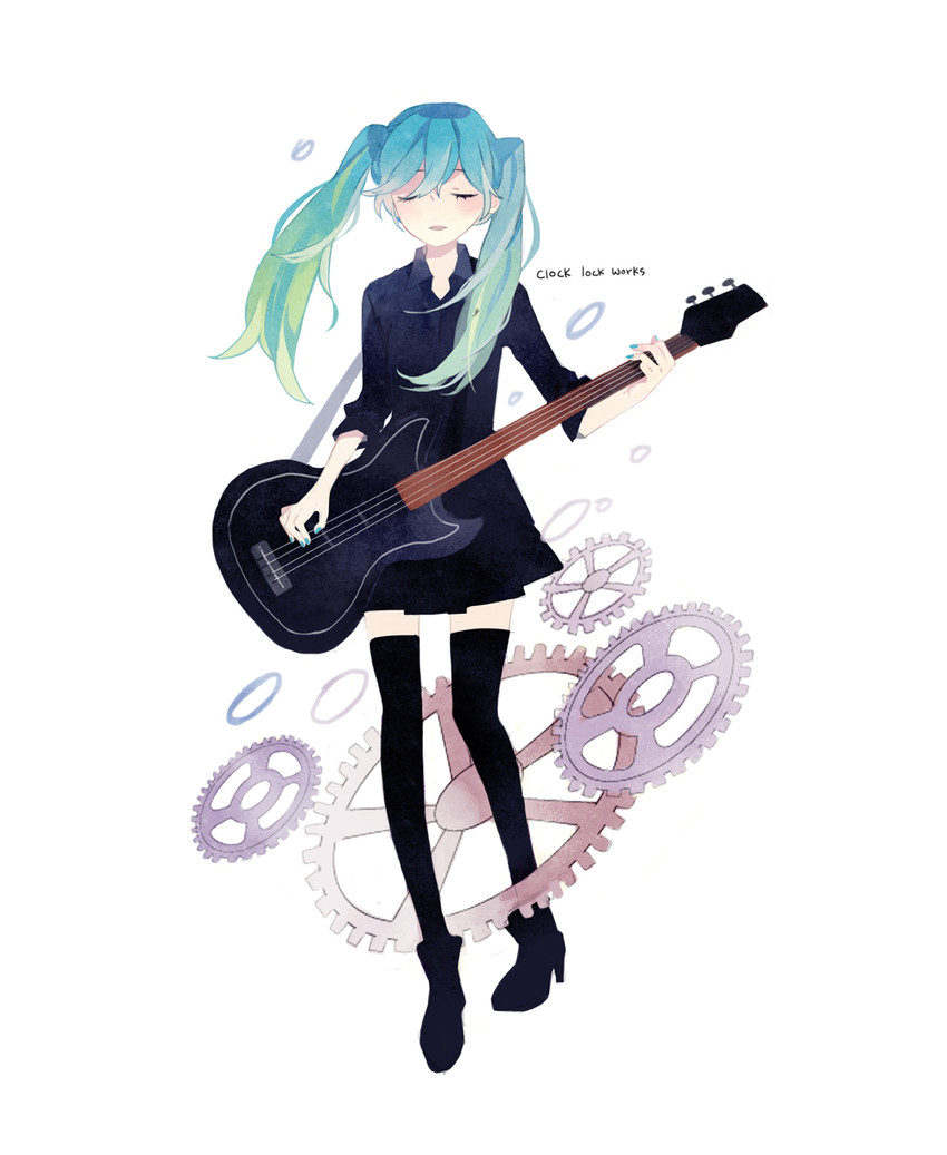 hatsune miku (vocaloid and 1 more) drawn by mig_(36th_underground)