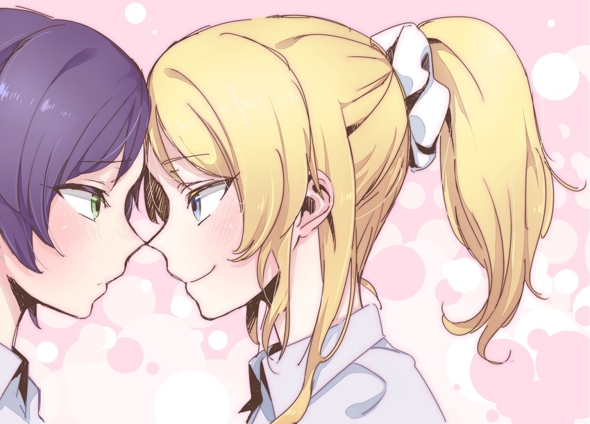 tojo nozomi and ayase eli (love live! and 1 more) drawn by ikarin