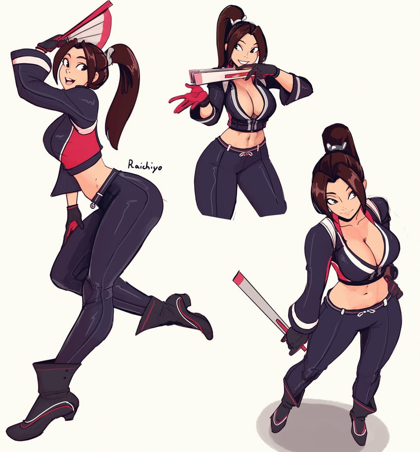 shiranui mai (street fighter and 3 more) drawn by raichiyo33