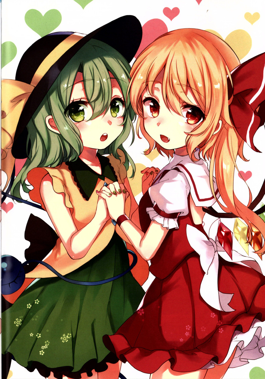 flandre scarlet and komeiji koishi (touhou) drawn by paragasu_(parags112)