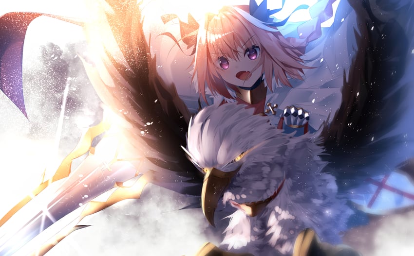 astolfo and hippogriff (fate and 2 more) drawn by suisen-21