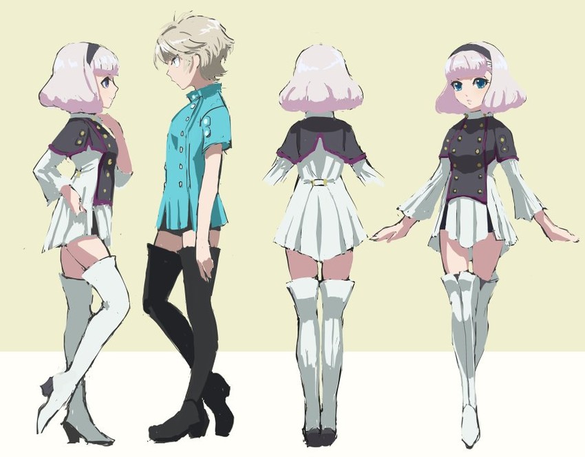 slaine troyard and lemrina vers envers (aldnoah.zero) drawn by tarakoutibiru