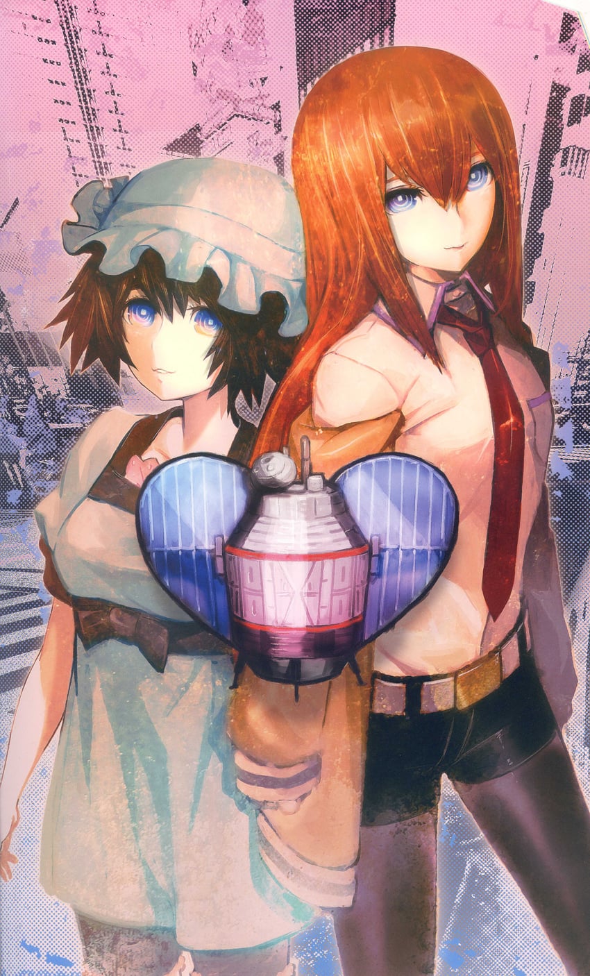 makise kurisu (steins;gate and 1 more) drawn by huke