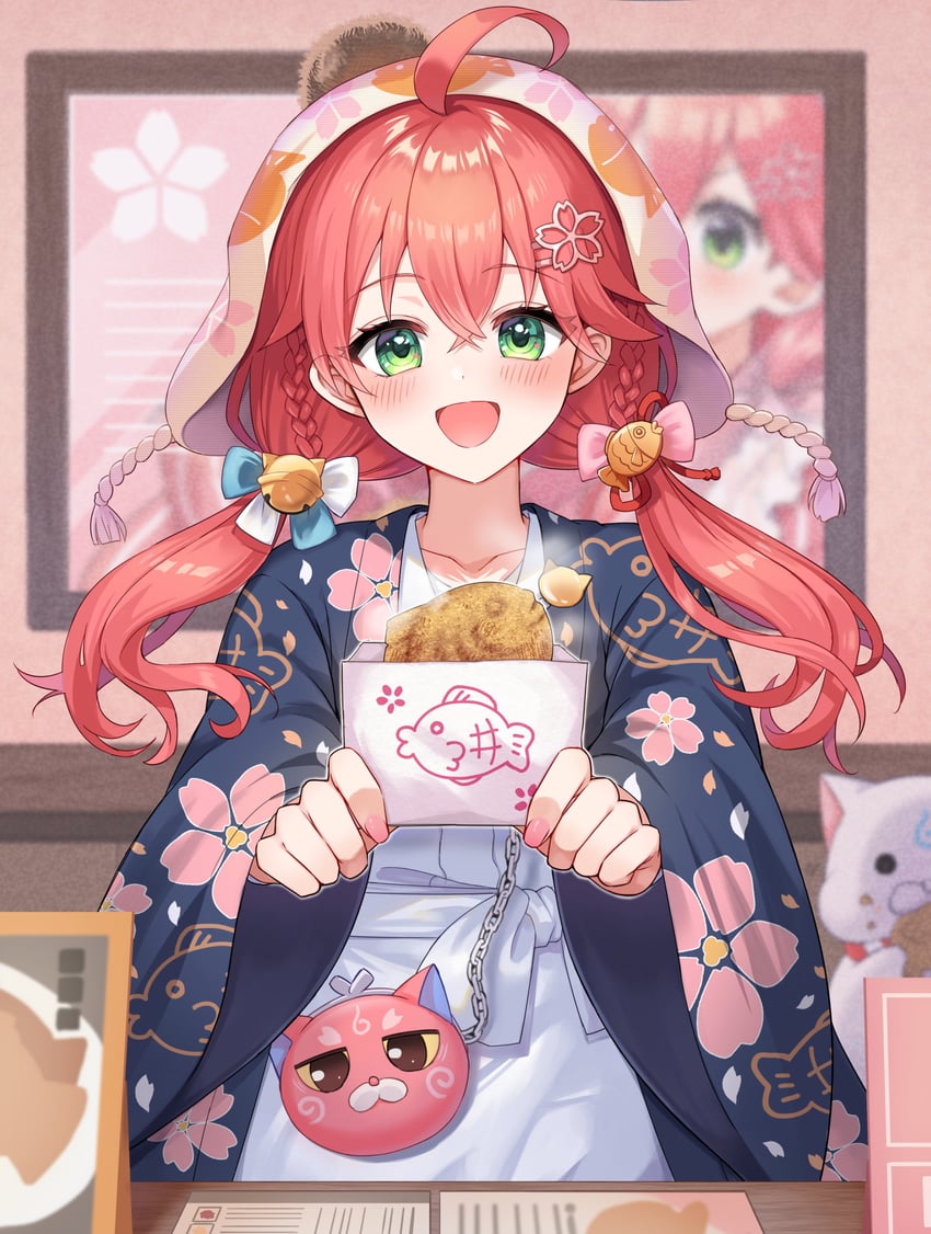 sakura miko, 35p, and kintoki (hololive) drawn by unkai_amane