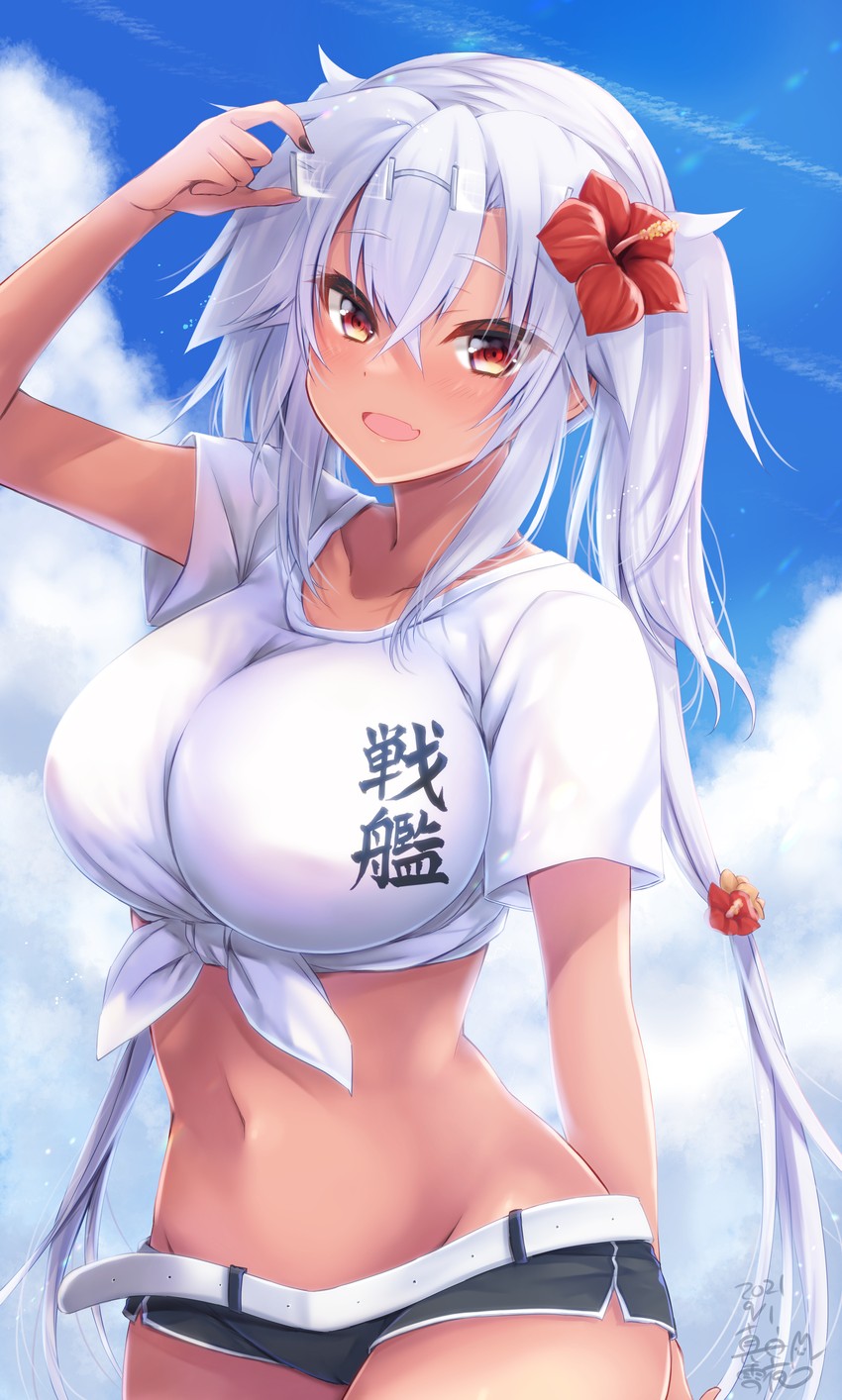 musashi and musashi kai ni (kantai collection) drawn by mashiro_yukiya