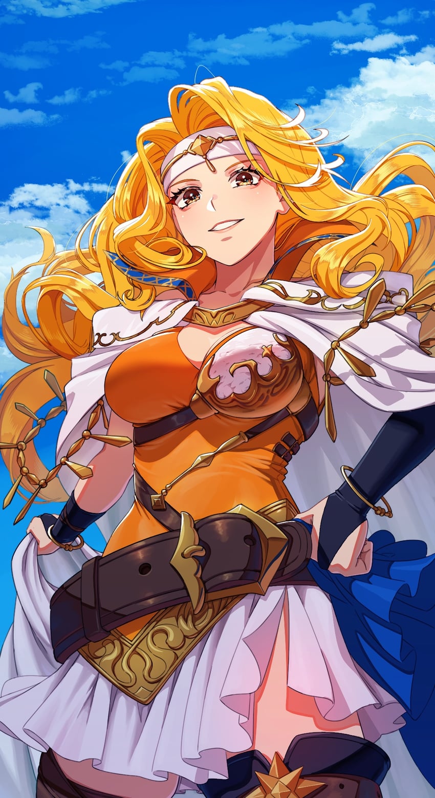 brigid (fire emblem and 2 more) drawn by aduti_momoyama