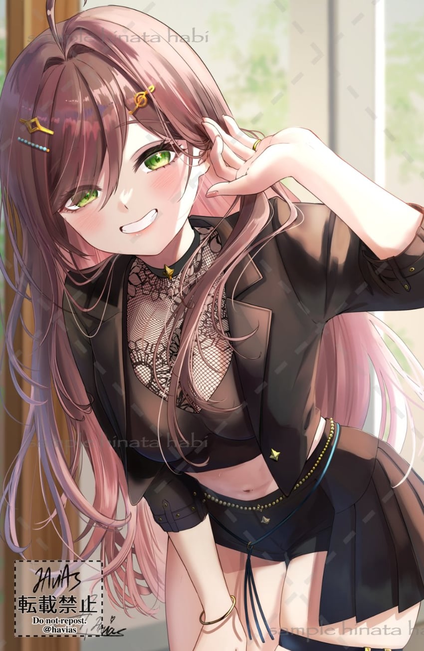 miori celesta (indie virtual youtuber) drawn by hinata_habi_ss