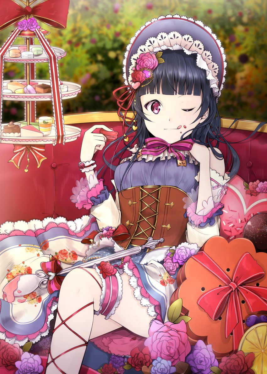 tsushima yoshiko (love live! and 1 more) drawn by nangolf