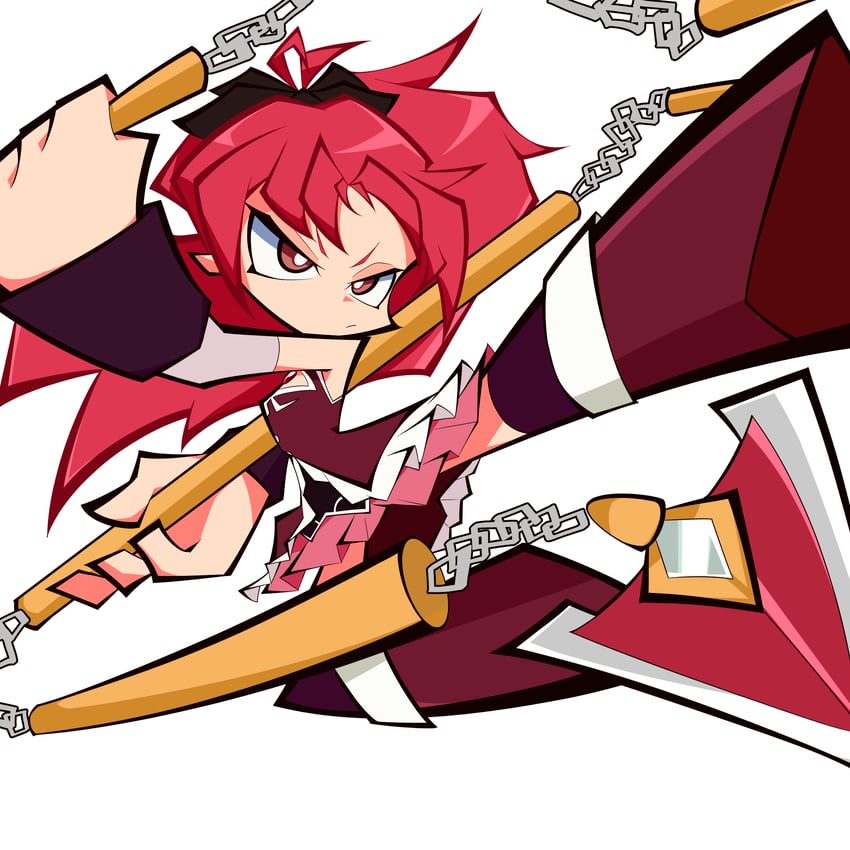 sakura kyoko (mahou shoujo madoka magica and 1 more) drawn by okitya