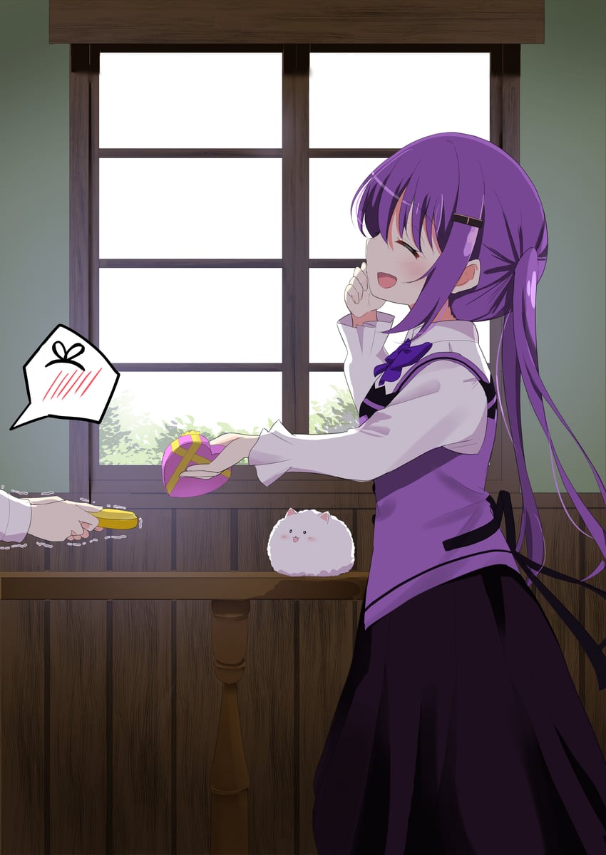 kirima syaro, tippy, and tedeza rize (gochuumon wa usagi desu ka?) drawn by kousaka_nobaku