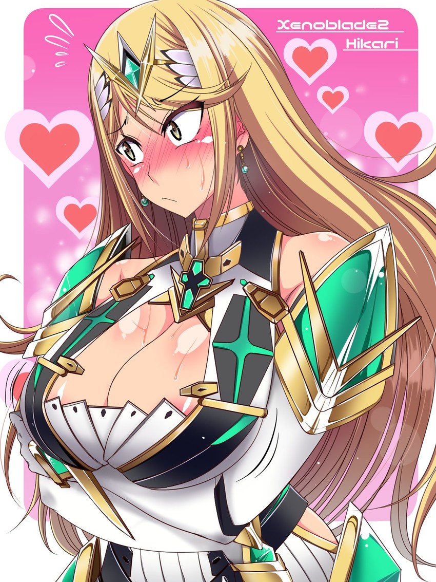 mythra (xenoblade chronicles and 1 more) drawn by oriennto