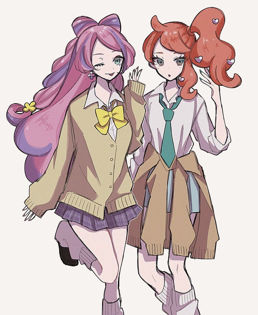 sonia and miriam (pokemon and 2 more) drawn by enekonoshippo27