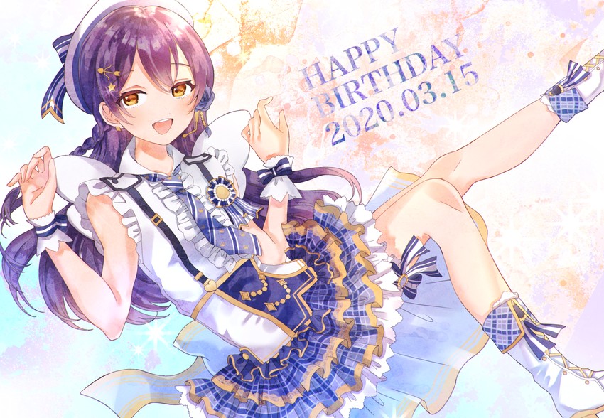 sonoda umi (love live! and 2 more) drawn by rococomm123