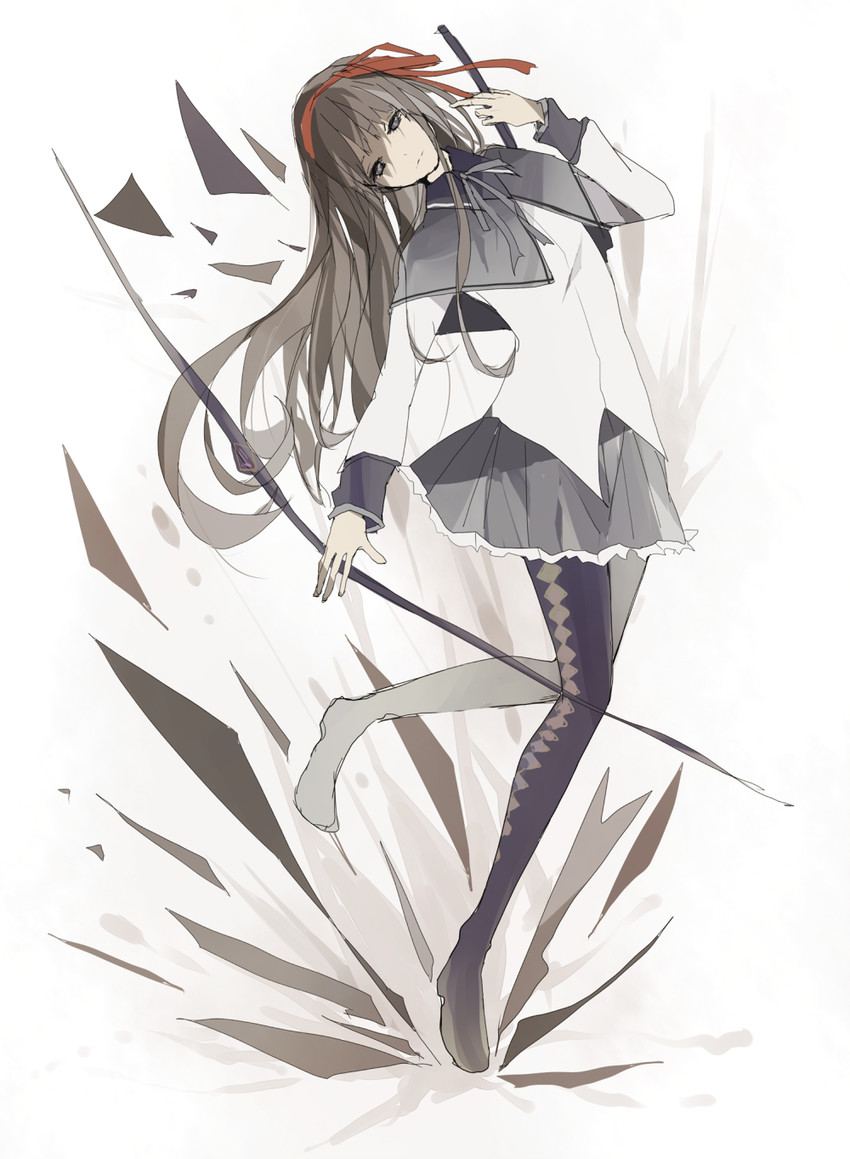 akemi homura (mahou shoujo madoka magica) drawn by yukimori_nene