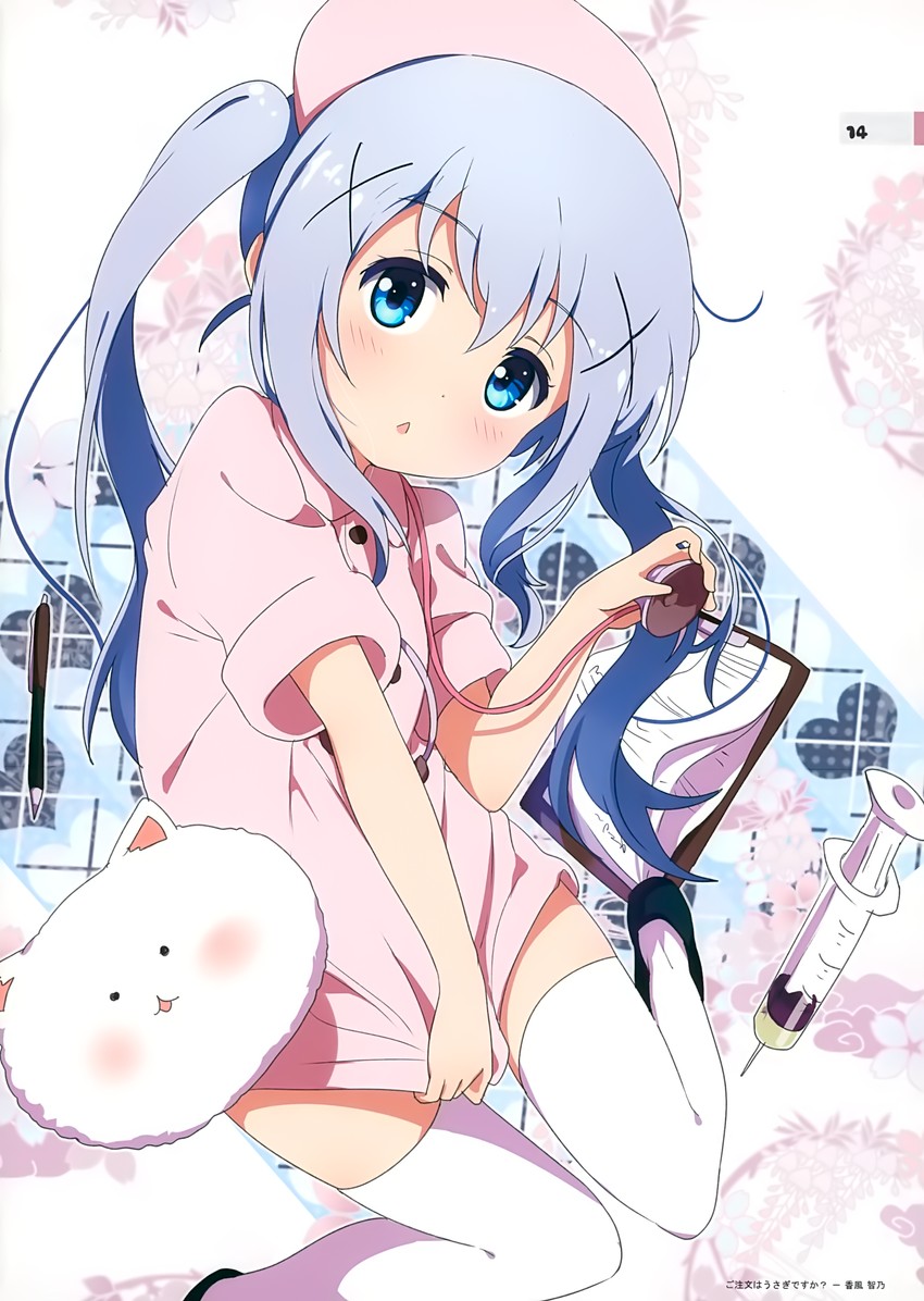 kafuu chino and tippy (gochuumon wa usagi desu ka?) drawn by ogipote