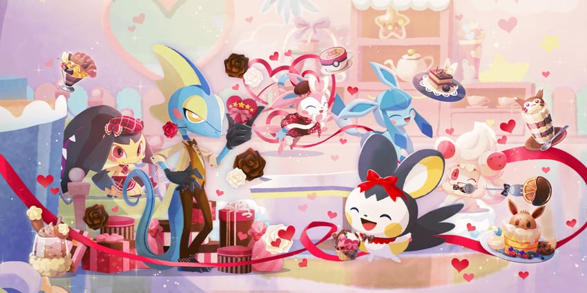 eevee, sylveon, glaceon, mawile, alcremie, and 2 more (pokemon and 1 more)