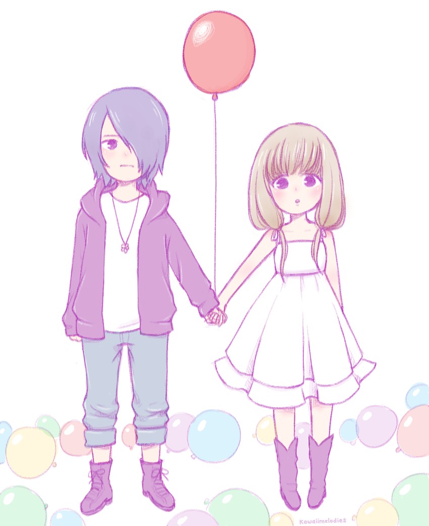 iino miko and ishigami yuu (kaguya-sama wa kokurasetai ~tensai-tachi no renai zunousen~ and 1 more) drawn by kawaiimelodies