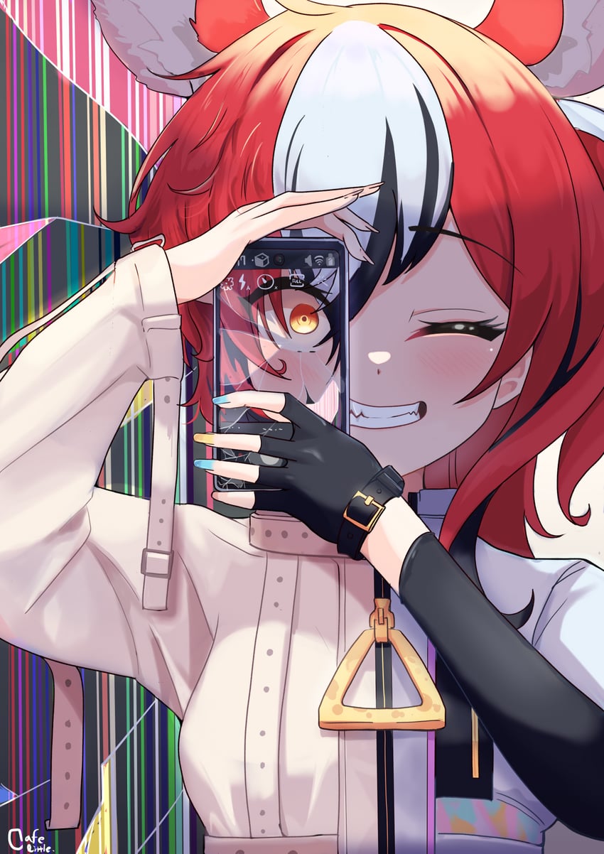 hakos baelz (hololive and 2 more) drawn by cafelittle