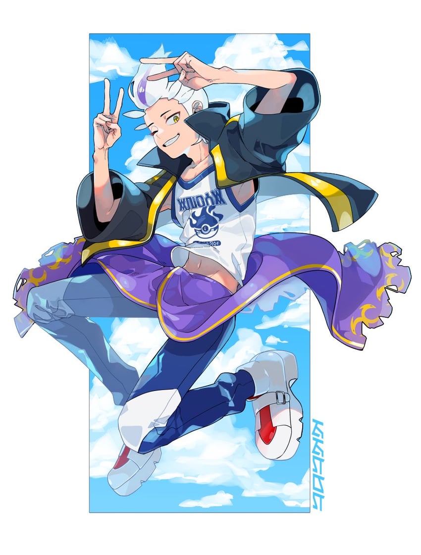 drayton (pokemon and 1 more) drawn by renji_(re_lv0)