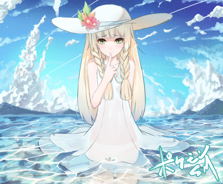 lillie (pokemon and 1 more) drawn by ten_no_hoshi