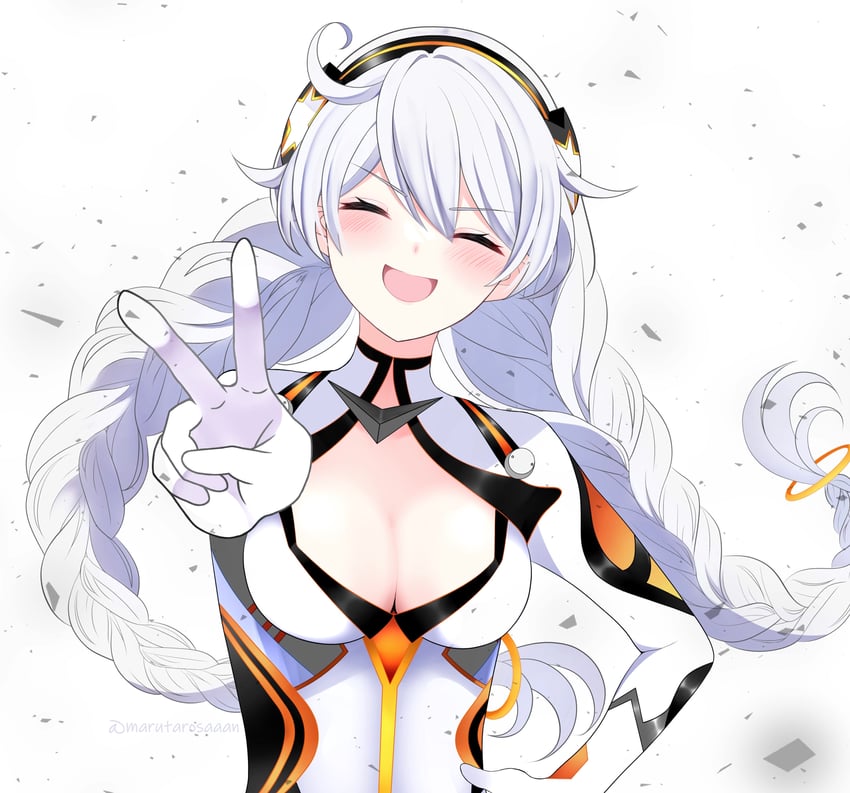 kiana kaslana (honkai and 1 more) drawn by marutaro
