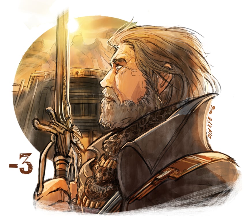 regis lucis caelum (final fantasy and 1 more) drawn by diana_mercolini