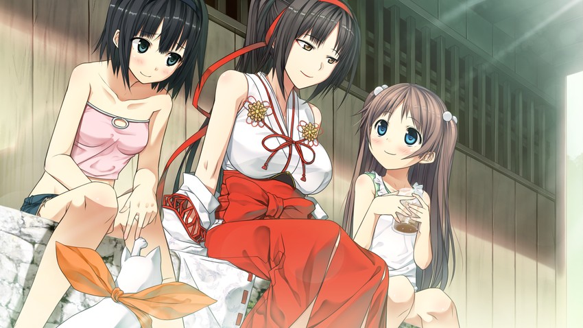 sawai natsuha, arishima alice, chima, and himemiya (monobeno) drawn by cura
